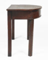 Antique George II Oak D-End Table