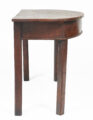 Antique George II Oak D-End Table
