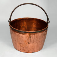 Large Antique Copper Cauldron