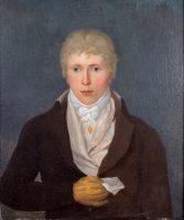 Oil on Canvas of Young Man