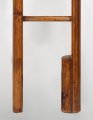 Antique Pine Library Pole Ladder
