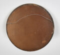Antique English Giltwood Convex Mirror
