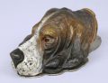 Vienna Cold Paint Bronze Dog Head Letter Clip