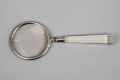 Art Deco Magnifying Glass with Cut-Glass Handle