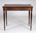 Sheraton Mahogany Inlaid Card Table