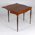 Sheraton Mahogany Inlaid Card Table