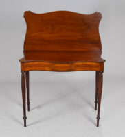 Sheraton Mahogany Inlaid Card Table