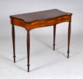 Sheraton Mahogany Inlaid Card Table