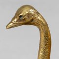Gilded Bronze Ostrich Inkwell