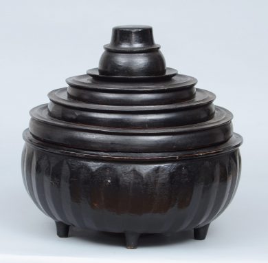 Burmese Lacquered Offering Bowl