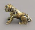 Chinese Bronze Lion Scroll Weight