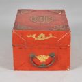 Chinese Export Red Lacquered Box
