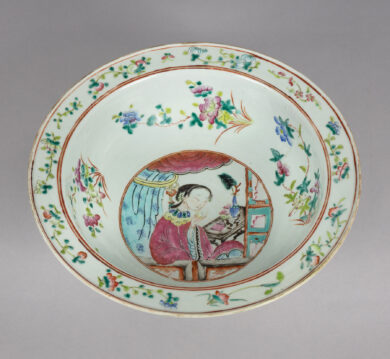 Chinese Large Famille Rose Bowl