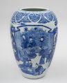 Large Chinese Blue & White Vase, Circa 1860