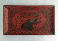 Chinese Red Lacquered Tray