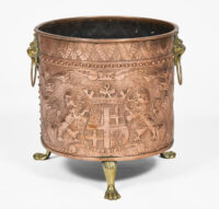 Large Dutch Round Copper Bucket