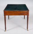 Early Victorian Mahogany Flip-Top Writing Table