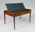 Early Victorian Mahogany Flip-Top Writing Table