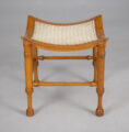 Egyptian Revival Maple Thebes Stool