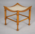 Egyptian Revival Maple Thebes Stool