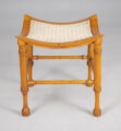 Egyptian Revival Maple Thebes Stool