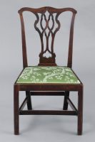 English Antique Chippendale Side Chair-Main Front Angle