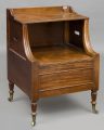 English Antique Georgian Lancashire Commode or Bedside Table