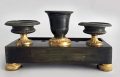 French Empire Gilded Bronze Inkstand