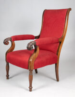 French Louis Philippe Period Mahogany Armchair