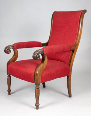French Louis Philippe Period Mahogany Armchair