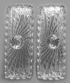 French Pair of Saint Louis Glass Butter Boxes