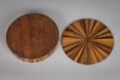 French Specimen Wood Round Box