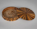 French Specimen Wood Round Box