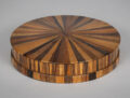 French Specimen Wood Round Box