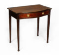 George III Mahogany Bow Front Side Table
