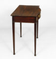George III Mahogany Bow Front Side Table