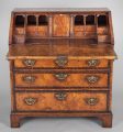 George III Period Yew Wood Slant Front Desk