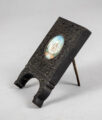Anglo-Indian Miniature of The Taj Mahal in Ebony Frame