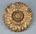 Italian Carved and Gilded Sunflower Sculpture