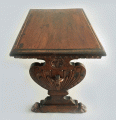 Italian Carved Baroque Style Side Table