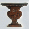 Italian Carved Baroque Style Side Table