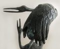 Japanese Bronze Sculpture, Pair of Cranes