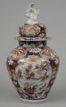 Early Japanese Imari Vase and Lid, Circa 1720
