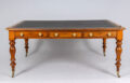 Large Victorian Mahogany Partners Writing Table