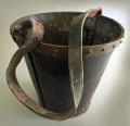 English Leather and Copper Fire Bucket