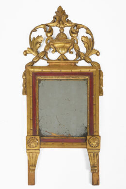 French Louis XVI Giltwood Mirror
