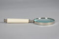 Antique Magnifying Glass with Carved White Handle
