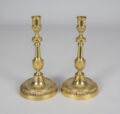 Pair 19th Century French Brass Candlesticks