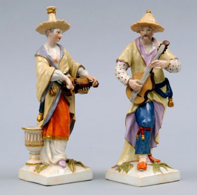 Pair Berlin KPM Porcelain Figurines, Circa 1830