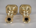 Pair Brass Push-up Candlesticks